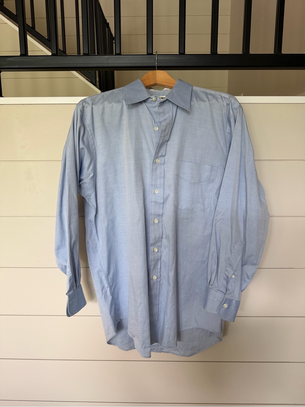 Vintage Woodward - Light Blue Men's Dress Shirt